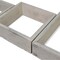 Ekena Millwork Square, Open Back, Vintage Farmhouse Shadow Box Shelves, Barnwood Decor Collection, PK3 DECR15SBSQOBWH - alternate 5